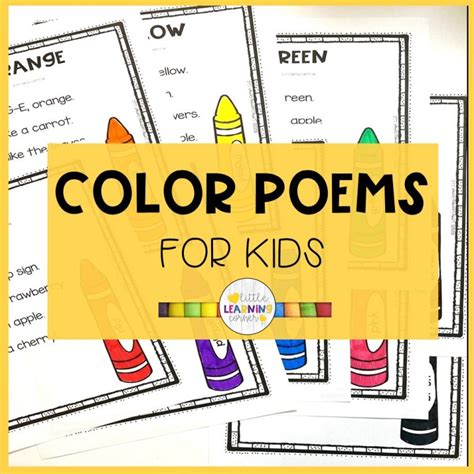 37 Fun Activities For Teaching Color Words Little Learning Corner