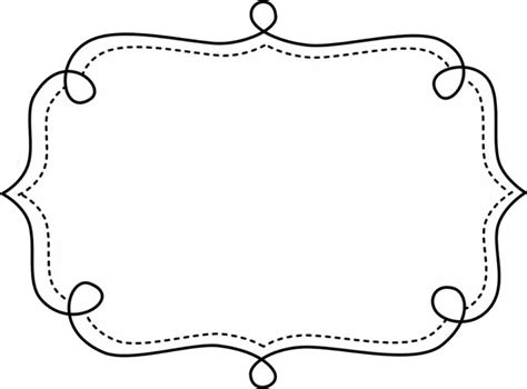 Text Frame Frame Clipart Page Borders Borders And Doodle Frame