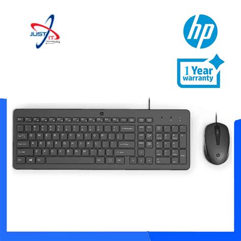Hp 150 Wired Mouse And Keyboard Shopee Malaysia