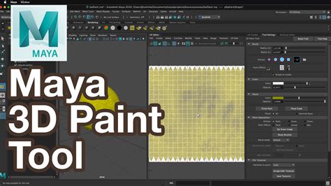 Maya 3d Paint Tool Tutorial Youtube
