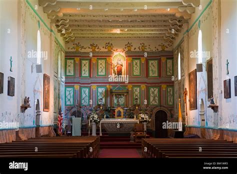 Church Interior Old Mission Santa Ines Solvang Santa Barbara County