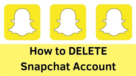 how to delete snapchat account 2021 latest youtube