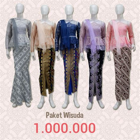Dress brokat mix organza po max 15hr shopee indonesia. Paket Wisuda-04 - Jual Baju Brokat & Kebaya Modern Untuk ...