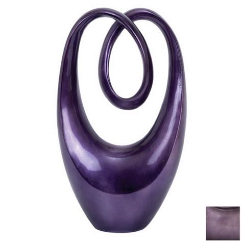 Woodland Imports Polystone Purple Sculpture At