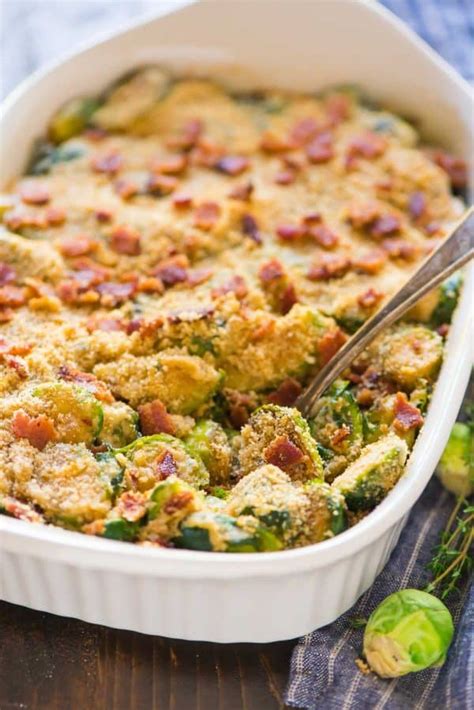 Brussel Sprouts Casserole Healthy