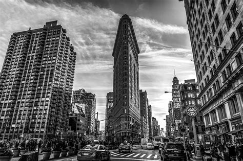 Flatiron Building Black And White Photograph By David Morefield Pixels