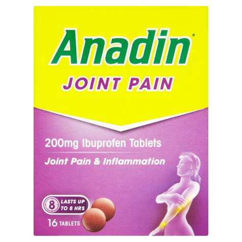 Anadin Joint Pain 200mg 16 Tablets Chemist 4 U