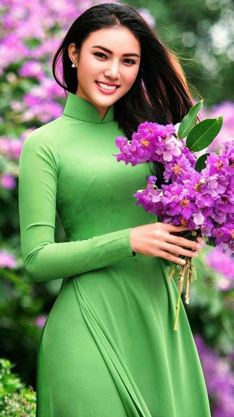 Áo Dài Việt Nam Gorgeous Ao Dai Trong 2019 Phong Cách Thời Trang Áo Dài Và Con Gái