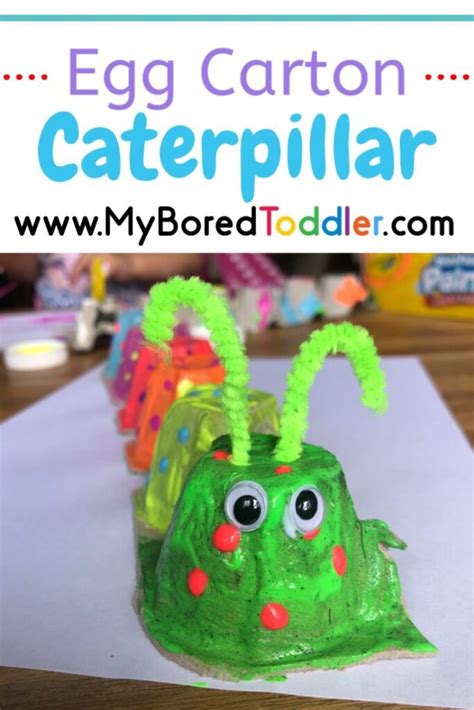 Egg Carton Caterpillar Craft