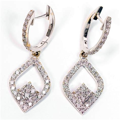9ct Diamond Teardrop Earrings Stephen Jones Jewellers