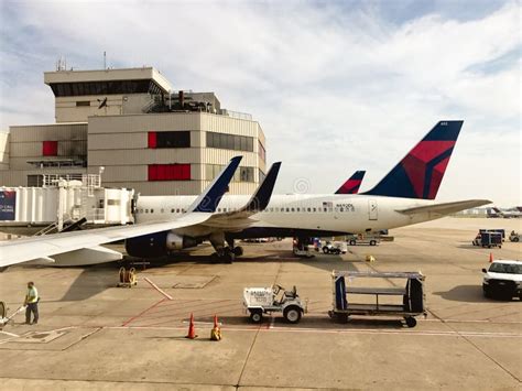 Delta Planes At Atlanta Airport Editorial Photography Image Of