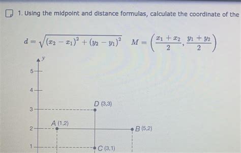 Midpoint And Distance Formula