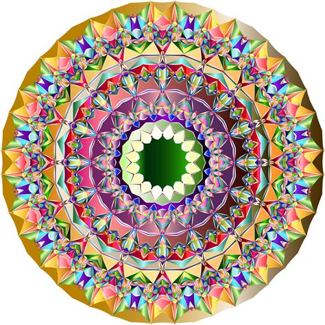 Clipart Abstract Geometric Mandala 2