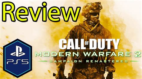 Call Of Duty Modern Warfare 2 Remastered Ps5 Gameplay Review Youtube