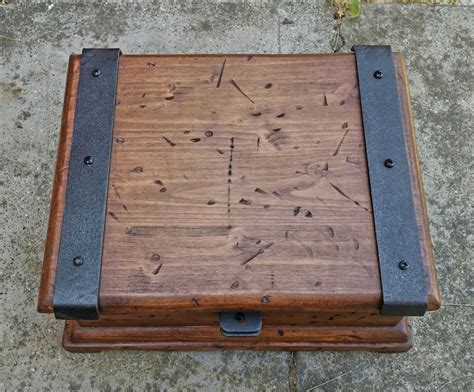 keepsake box large solid wood box reclaimed wood box made etsy