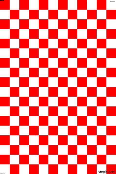 Wallpaper Checkered Squares Red White Ff0000 Ffffff Diagonal 15° 120px