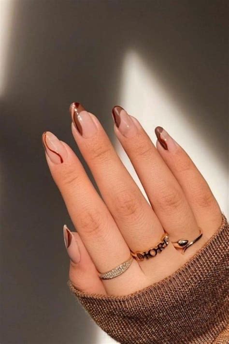 frensh nails glow nails chic nails nude nails stylish nails swag nails art nails brown