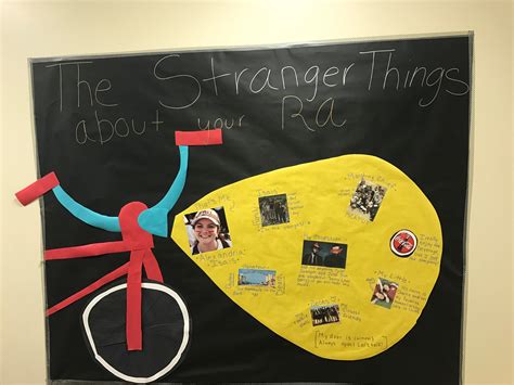 The Stranger Things About Your Ra About Me Bulletin Board Inspired By