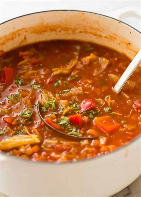 Healthy Vegetable Soup Extra Tasty Recipetin Eats