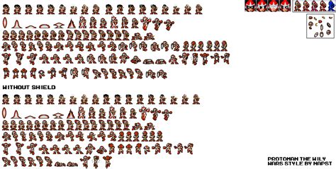 The Spriters Resource Full Sheet View Mega Man Customs Proto Man