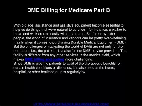 Ppt Dme Billing For Medicare Part B Powerpoint Presentation Free