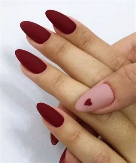 140 Heart Valentines Day Shape Nails Art Designs Tips Elegant Nails