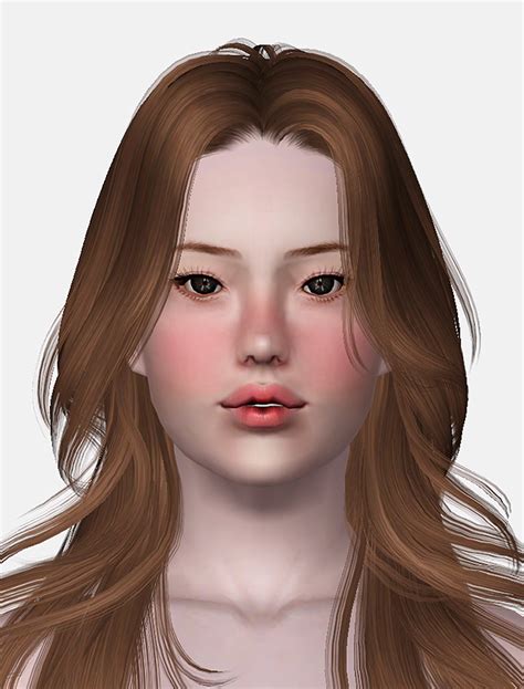 Newsea`s Melt Away Hairstyle Retextured By Momo Sims 3 Hairs