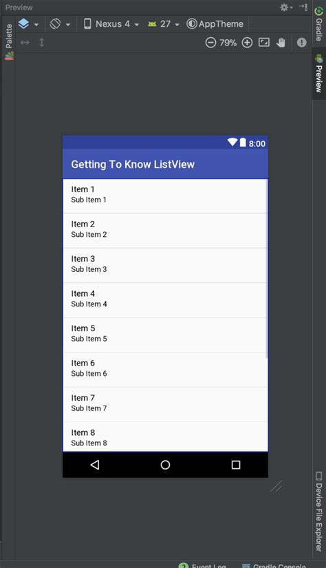 Android Listview Listview In Android Studio Listview With Item Alpha Vrogue