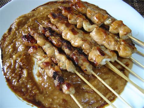 satay known as sate in indonesian is a very popular food in indonesia ayam