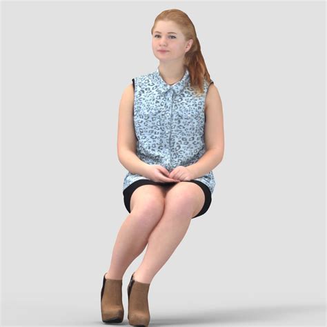 3d Human Model Vol 2 Casual Sitting People 3d Model 99 3ds Fbx Obj Max Free3d