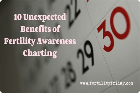 10 Unexpected Benefits Of Fertility Awareness Charting Fertility Friday