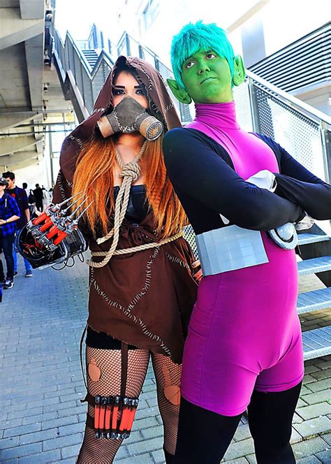 Scarecrow Girl Cosplay And Beast Boy By Arydiabolika On Deviantart