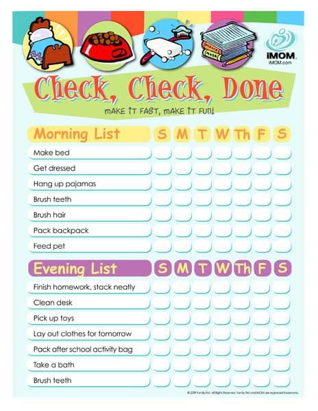 Files open in pdf format to print or save. 10 Adorable Chore Charts You Can Customize! - The ...