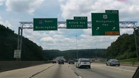 Interstate 65 Northbound At Birmingham Alabama Youtube