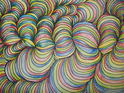 Art With Mr. E: Line Design w/ Shading- Student Work in Progress