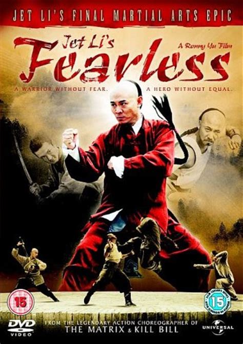 Used in great condition, as with any used poster they were displayed previously in a movie theater, video store or in a private. Fearless Jet Li Movie Quotes. QuotesGram