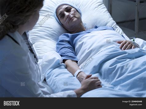 Dying Woman Nurse Image Photo Free Trial Bigstock
