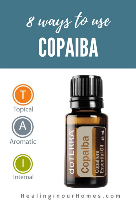How To Use Copaiba Essential Oil Healing In Our Homes Healing In