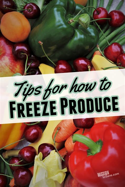 How To Freeze Produce Tips For Freezing Vegetables And Fruit