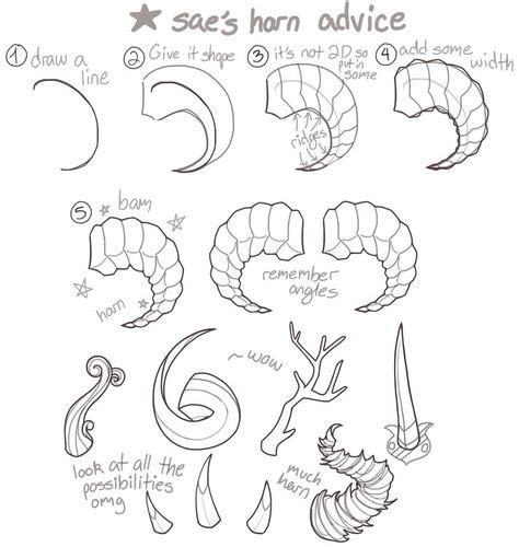 8 Best Dragon Horns Images Art Tutorials Drawing Reference Art