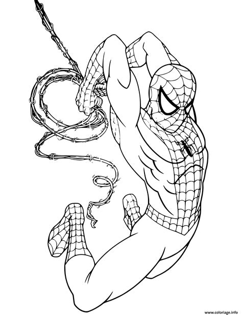 Coloriage Spider Man Created By Stan Lee And Steve Ditko Dessin Spider
