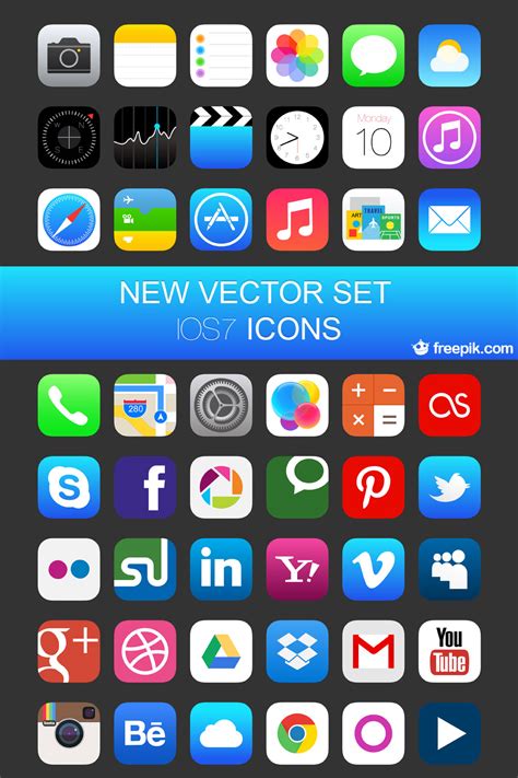 Ios 7 Vector Icons Fribly