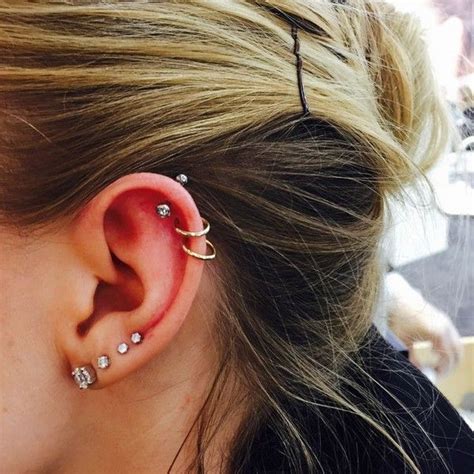 Ear Piercings Ideas That Are Trending Right Now Cool Ear Piercings Earings