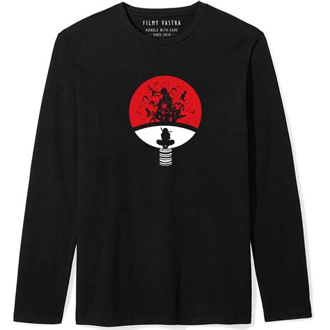 Buy Itachi Uchiha Black Full Sleeve T Shirt Filmy Vastra
