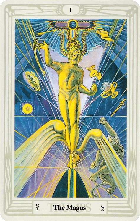 The Thoth Deck By Aleister Crowley The Magician Tarot Tarot Card