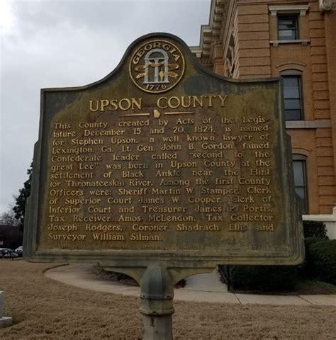 Upson County Georgia Historical Society