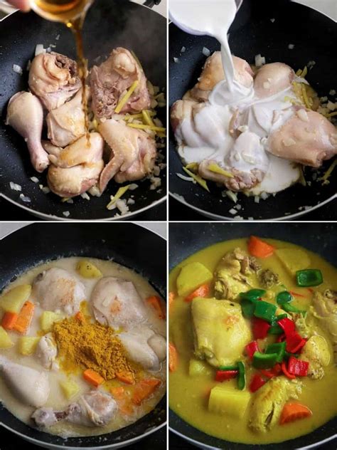 Filipino Style Chicken Curry With Coconut Milk Kawaling Pinoy