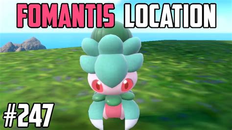How To Catch Fomantis Pokémon Scarlet And Violet Youtube