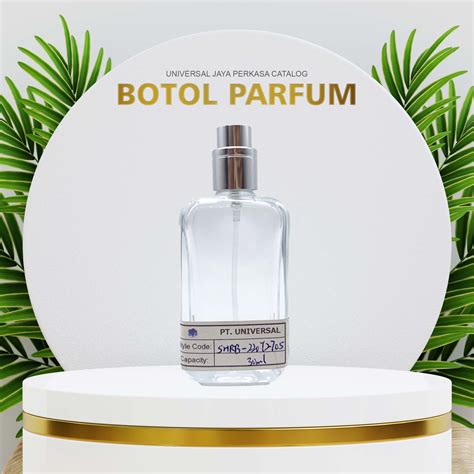 Botol Parfum Kaca Cantik Dan Elegan Dengan Serta Warna Transparan Dan Tutup Silver Universal