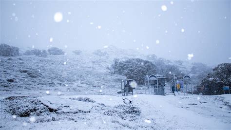 Perisher Records First Snowfall Of The Year The Canberra Times